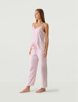 Conjunto de Pijama Blusa Lencera y Pantalón  Floral