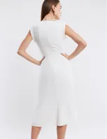 Vestido Midi Lazo en Cintura