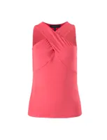 Blusa Efecto Halter Cruzado