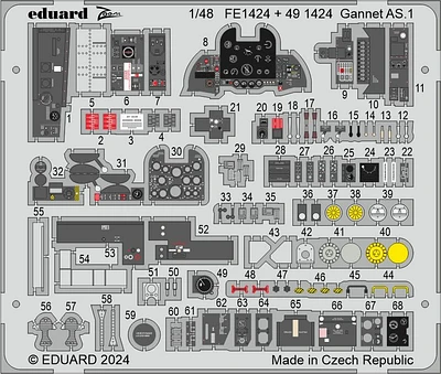 Detail Kit for Airfix Gannet AS.1 1/48 by Eduard