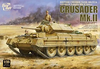 British Cruiser Tank Mk.VI & GERMANY Pzkpfw.Mk V 746(e) Crusader Mk.II 1/35 #BT015 by Border