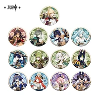 Genshin Impact Theme Series Character Can badge