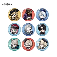 Genshin Impact Chibi Emoji Series Badge Court of Fontaine