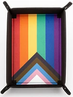 Fanroll Fold Up Dice Velvet Tray Pride Rainbow Flag