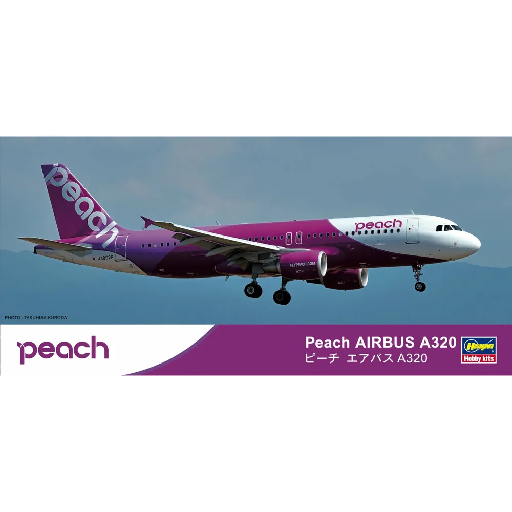 Peach Aviation Airbus A320 1/200 #10741 by Hasegawa