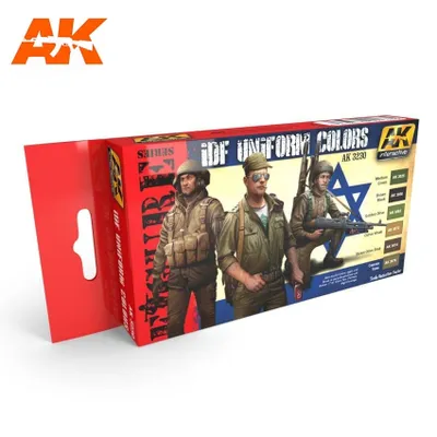 AK-11631 IDF Uniform Colors Set