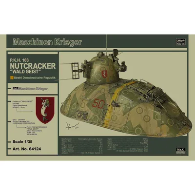 P.K.H.103 Nutcracker 'Wald Geist' 1/35 Ma.K. Model Kit #64124 by Hasegawa