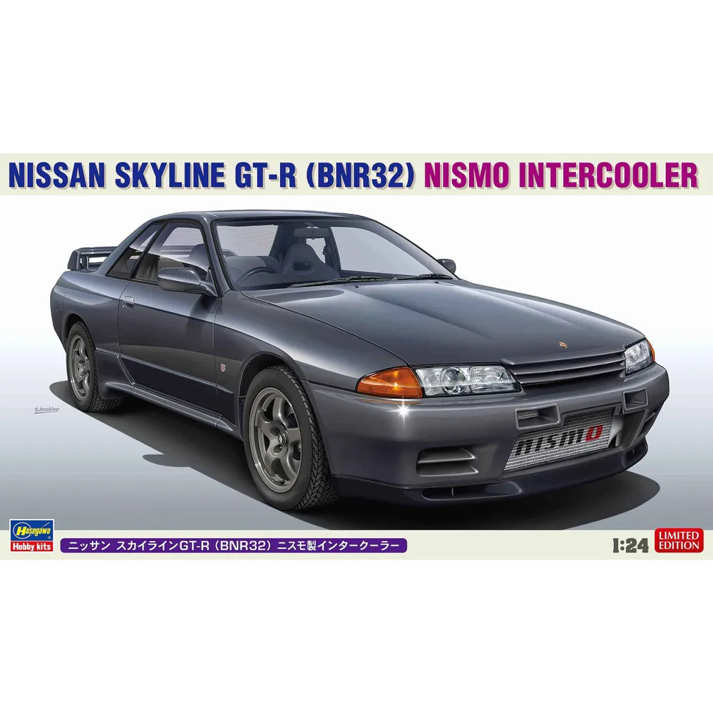 Nissan Skyline GT-R (BNR32) "Nismo Intercooler" 1/24 Model Car Kit #20611 by Hasegawa