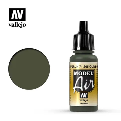 Vallejo Model Air 71.265 Olive Green (RLM 80) 17mL