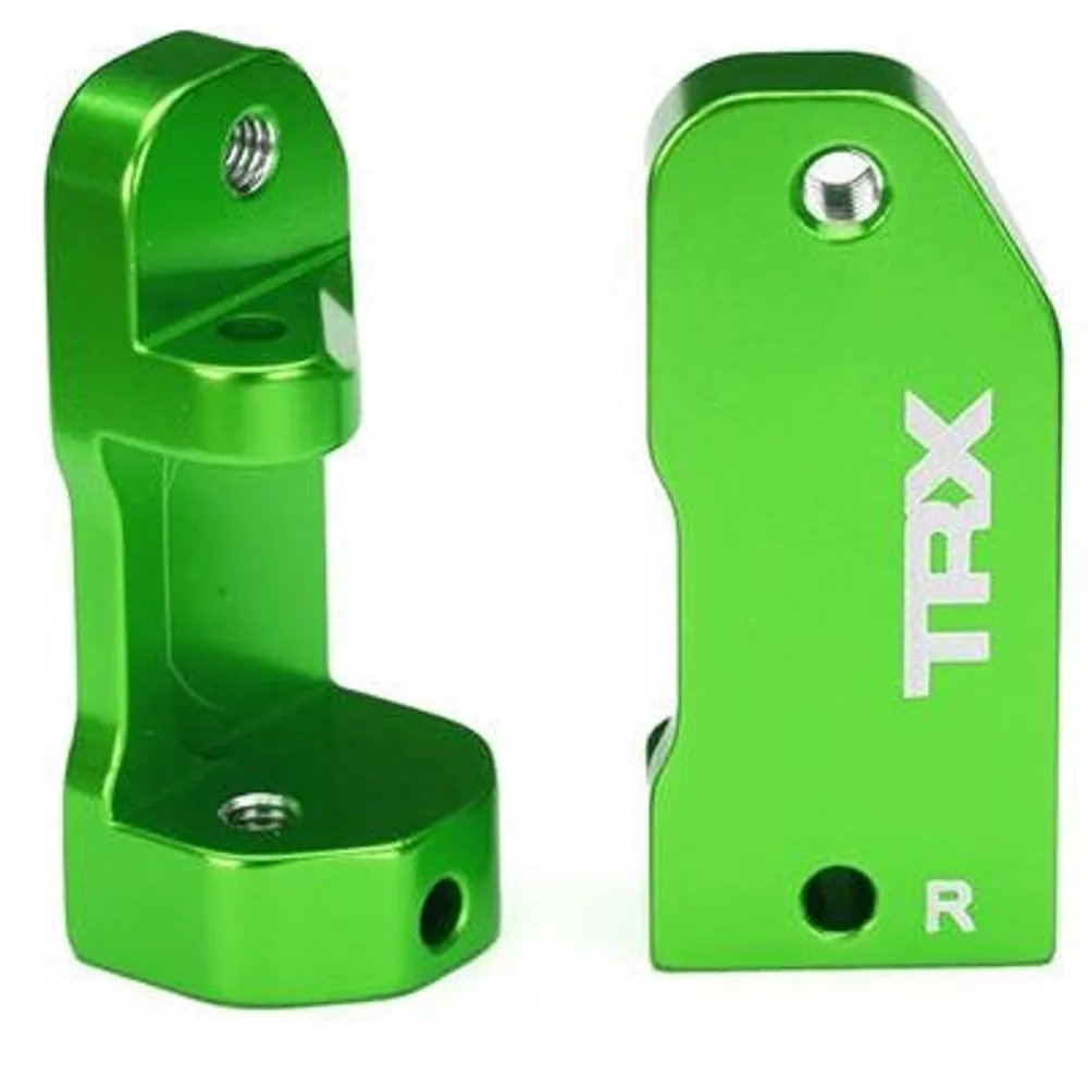 TRA3632G L/R Aluminum Caster Blocks - Green