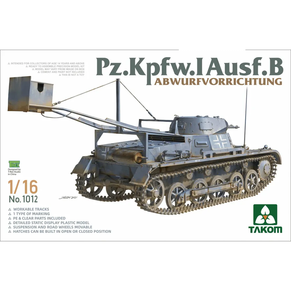 Pz.Kpfw.IAusf.B Abwurfvorrichtung 1/16 #1012 by Takom