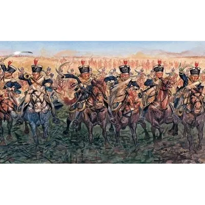 Napoleonic Wars British Light Cavalry 1815 1/72 by Italeri
