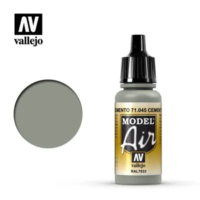 Vallejo Model Air 71.045 Cement Grey 17mL