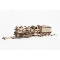 Ugears Steam Locomotive with Tender