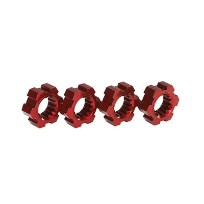 Traxxas X-Maxx Aluminum Wheel Hex Hub (Red) (4) TRA7756R