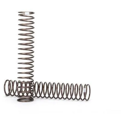 TRA8156 Springs, shock, long (natural finish) (GTS) (0.54 rate, green stripe) (for use with TRX-4 Long Arm Lift Kit)