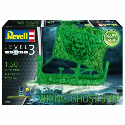 Viking Ghost Ship 1/110 Model Sailing Ship Kit #5428 by Revell