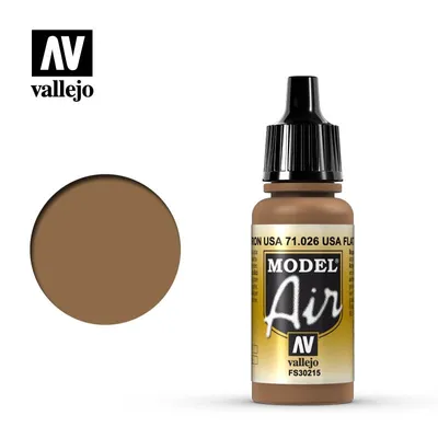 Vallejo Model Air 71.026 US Flat Brown (FS 30219) 17mL