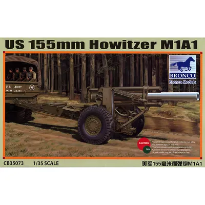US 155MM Howitzer M1A1 1/35 by Bronco