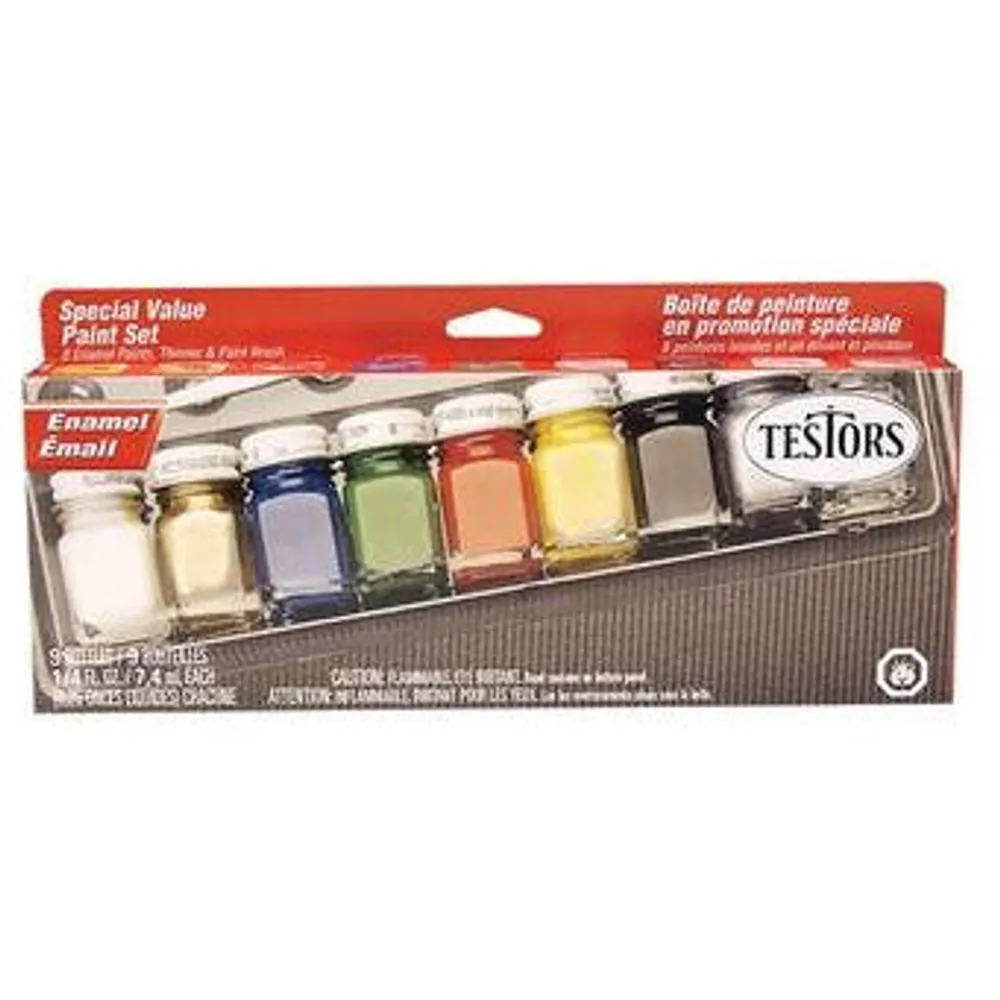 Testors Promotional Enamel Paint Set #9146XT