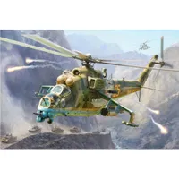MIL Mi-24V/VP "Hind" Soviet Attack Helicopter 1/48 by Zvezda