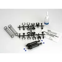 Traxxas Ultra Shocks (black) (xx-long) (complete w/ spring pre-load spacers & springs) rear 2 TRA3762