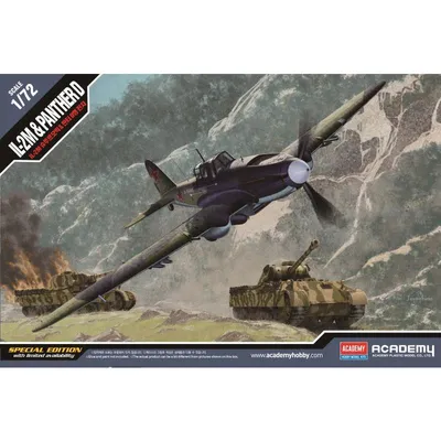 IL-2M & Panther D 1/72 by Academy