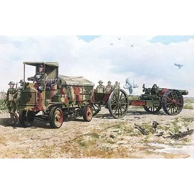 FWD Model B 3-ton and BL 8-Inch Howitzer Mk. VI 1/72 by Roden