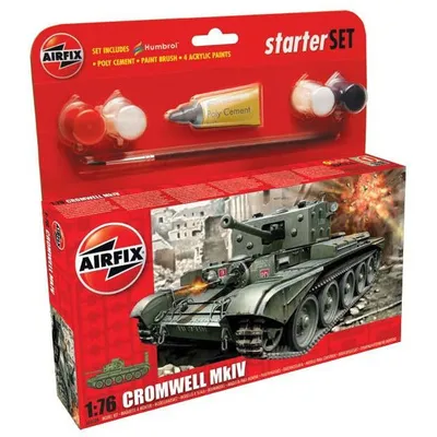 Cromwell Mk IV Starter Set 1/76 Model Ship Kit #A55109 by Airfix