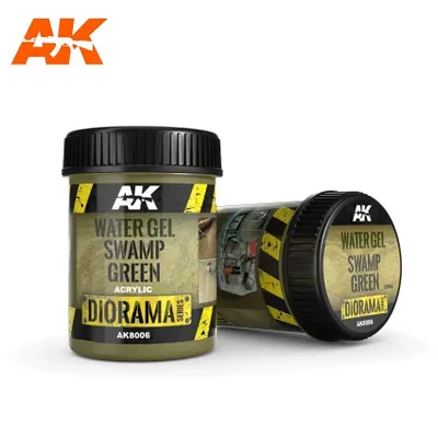 AK Interactive Water Gel Swamp Green Effects - 250ml (Acrylic) AK-8006