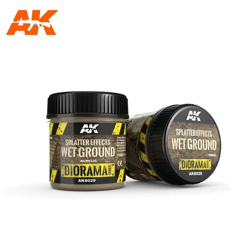 AK Interactive Splatter Effects - Wet Ground (100ml) (Acrylic) AK-8029