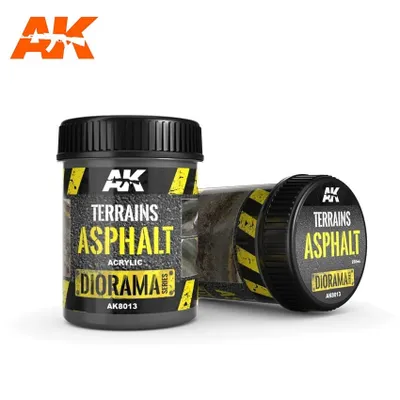 AK Interactive Terrains - Asphalt (250ml) (Acrylic) AK-8013