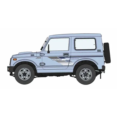 Suzuki Jimny (JA71-JCU) with Custom Front Grill 1/24 Model Car Kit #20509 by Hasegawa