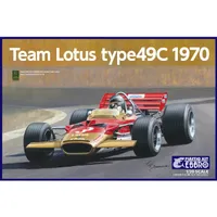 Team Lotus Type 49C 1970 1/20 Model Car Kit #006-6800 by Ebbro
