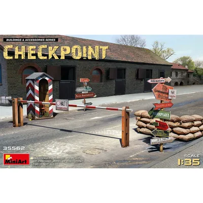 Checkpoint 1/35 #35562 Scenery Kit by Miniart