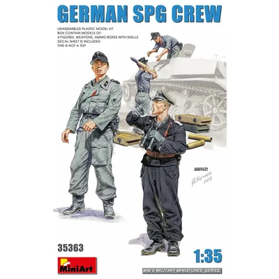 German SPG Crew #35363 1/35 Figure Kit by MiniArt