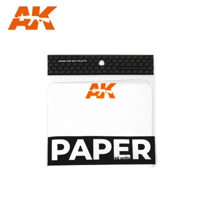 AK Interactive Paper (Wet Pallete Replacement) 40 Units.