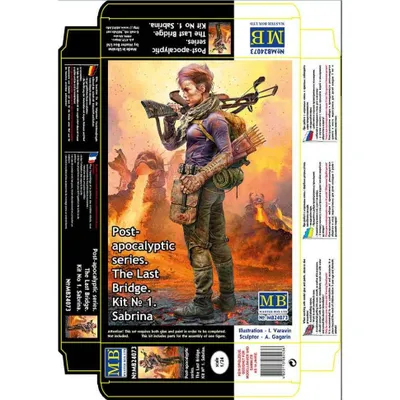 Post-Apocalyptic Series The Last Bridge. Kit No. 1. Sabrina 1/25 #MB24073 by Master Box