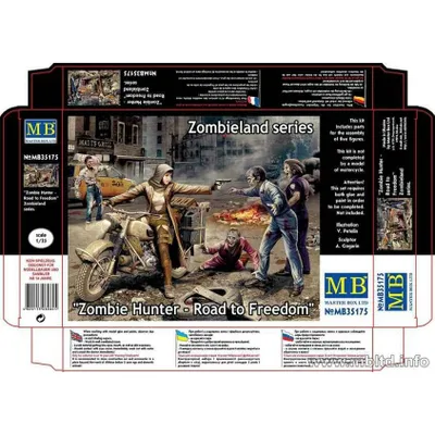Zombie Hunter - Road to Freedom, Zombieland Series 1/35 #MB35175 by Master Box