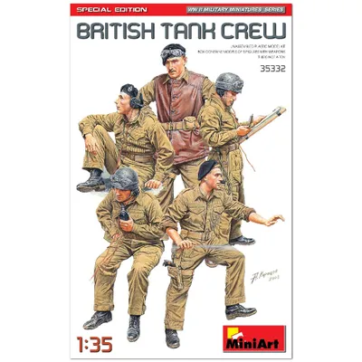 British Tank Crew. Special Edition #35332 1/35 Figure Kit by MiniArt