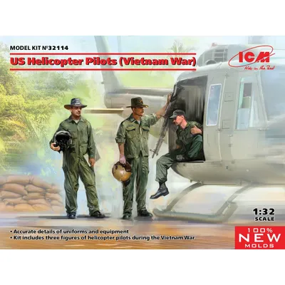 US Helicopter Pilots (Vietnam War) 1/32 #32114 by ICM