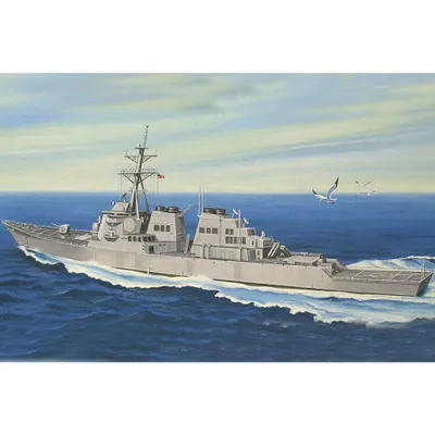 Arleigh Burke DDG-51 1/700 Model Ship Kit #83409 by Hobby Boss