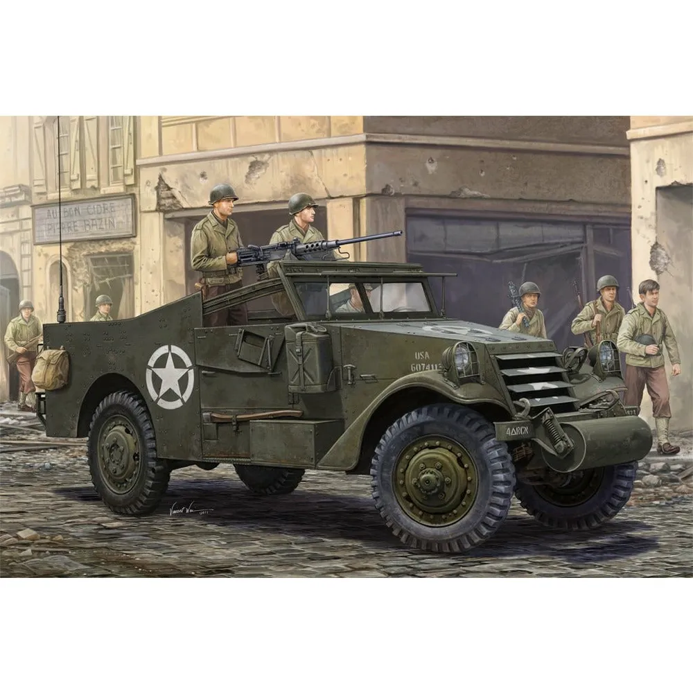 M3A1 'White Scout Car' Late Production 1 /35 #82452 by Hobby Boss