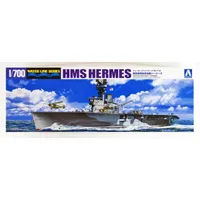 British Aircraft Carrier HMS Hermes Battle of Ceylon Sea 1/700 Model Ship Kit #05103 by Aoshima