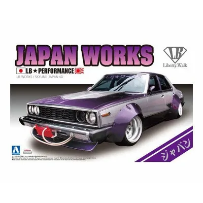 LB Works Japan 4Dr 1/24 Model Car Kit #00980 by Aoshima