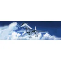 Tupolev-144 Soviet Supersonic Passenger Aircraft 1/144 #14401 by ICM