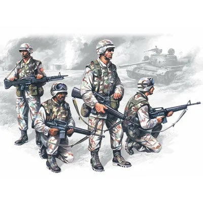 US Elite Forces in Iraq (4 figures - 4 soldiers) 1/35 #35201 by ICM