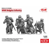 WWI Belgian Infantry (100% new molds) 1/35 #35680 by ICM
