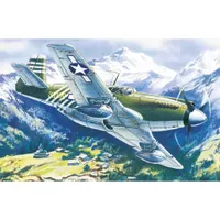 Mustang P-51A, WWII American Fighter 1/48 #48161 by ICM
