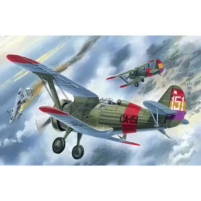 I-15 'Chato', Spanish Air Force Biplane Fighter 1/72 #72061 by ICM